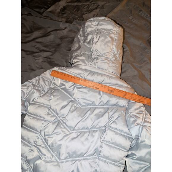 Nautica Water resistance Polyfill Puffer Jacket Faux Fur lined hood Small - Picture 5 of 7